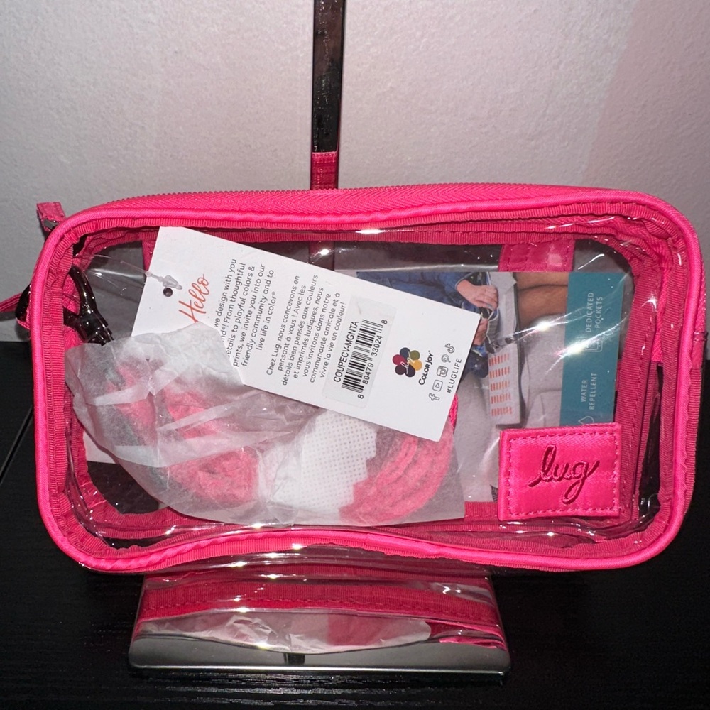 Coupe XL Clearview Crossbody Bag NWT Magenta